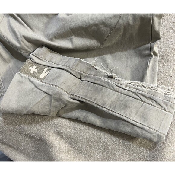 Marithe Francois Girbaud Cargo Pants Mens Size 42 Beige Adjustable Straps Y2K - Picture 6 of 16